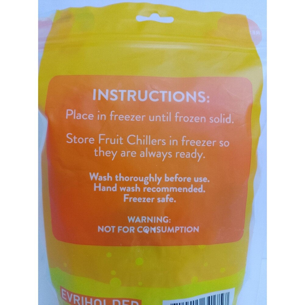 EVRIHOLDER Fruit Chillers Reusable Ice Cubes Drink Coolers 32 Pack NEW - Picture 8 of 8